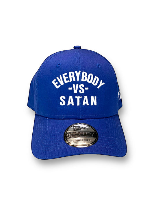 Everybody -Vs- Satan New Era Royal Blue & White Structured Cap