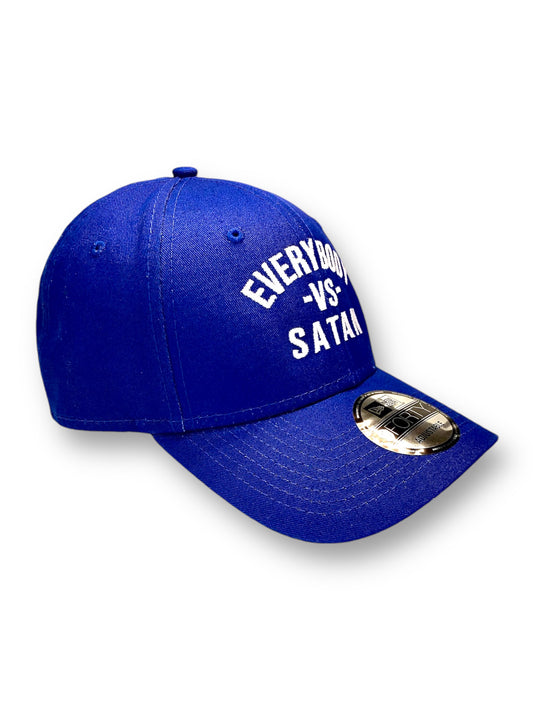 Everybody -Vs- Satan New Era Royal Blue & White Structured Cap
