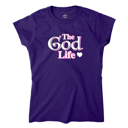 The God Life Purple Women's soft style T- shirt