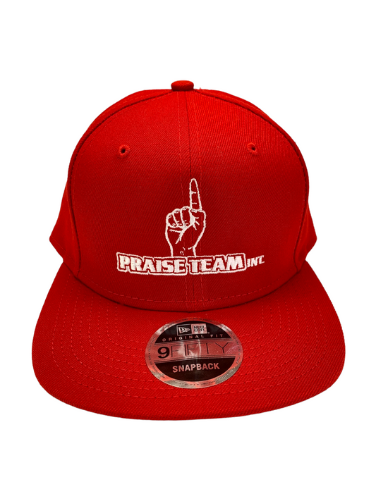 John 3:16 New Era Embroidered Red & White Flat Bill Snapback Cap