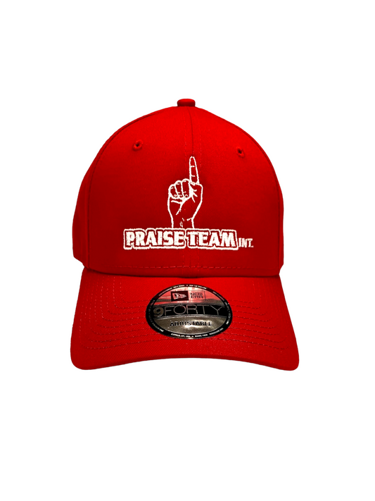 John 3:16 New Era Embroidered Red & White Structured Cap