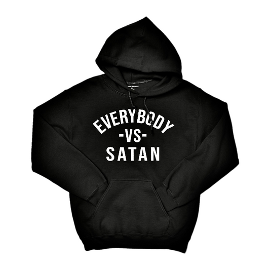 EVS Ephesians 6:12 Black & White Hoodie