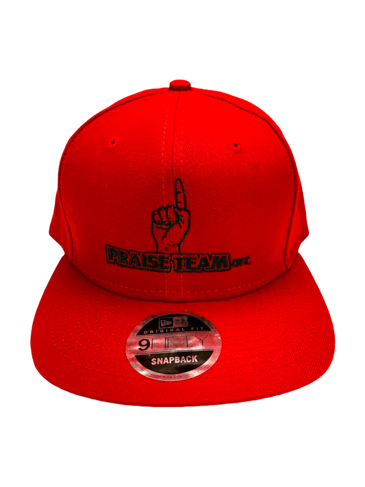 John 3:16 New Era Embroidered Red & Black Flat Bill Snapback Cap