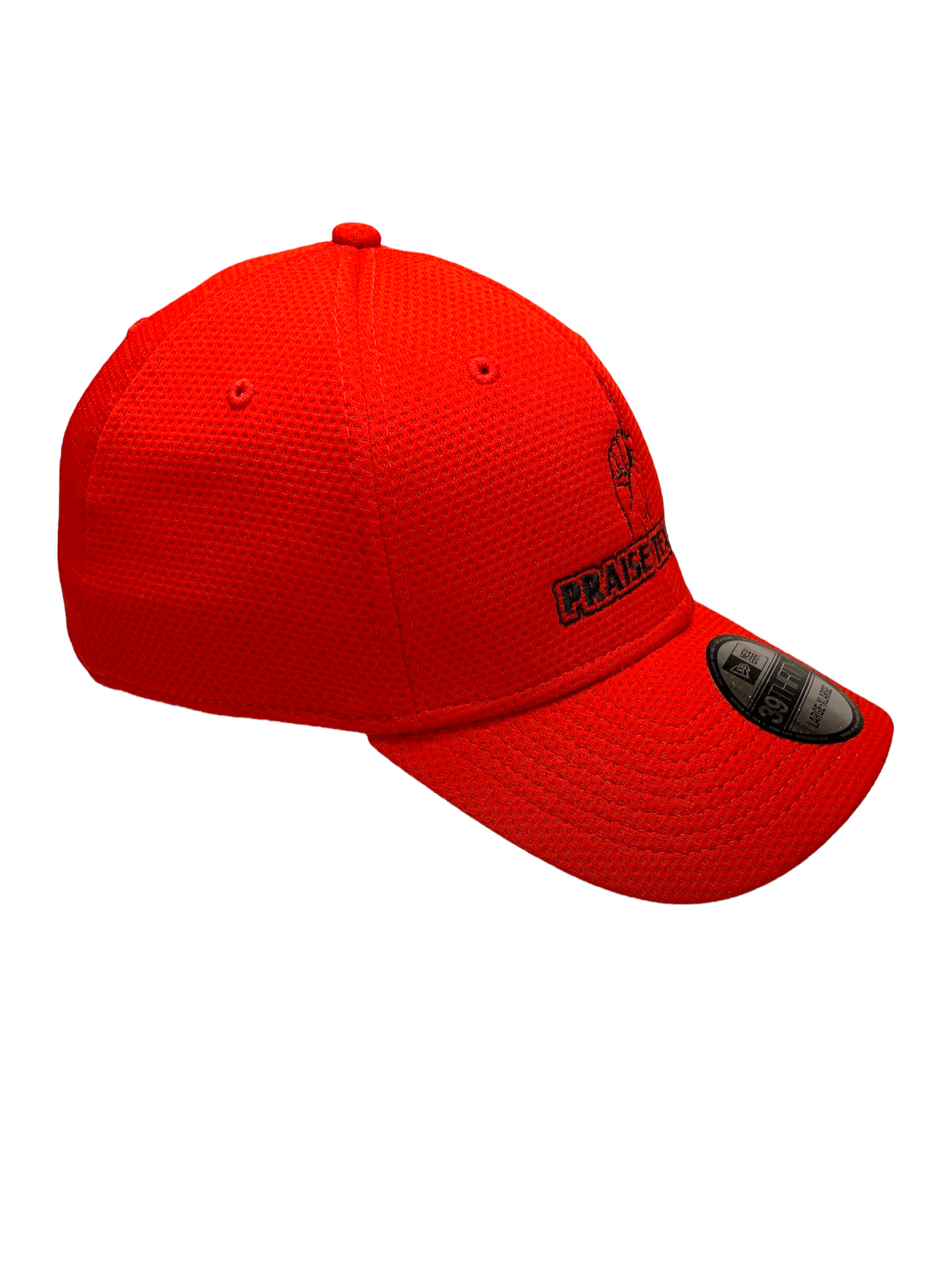 John 3:16 New Era Embroidered Red & Black Stretch Fit Cap