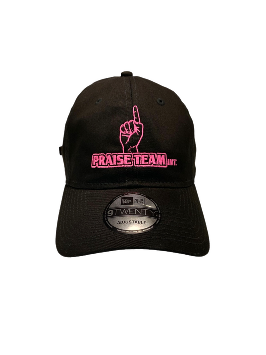 John 3:16 New Era Embroidered Black & Pink Unstructured Cap