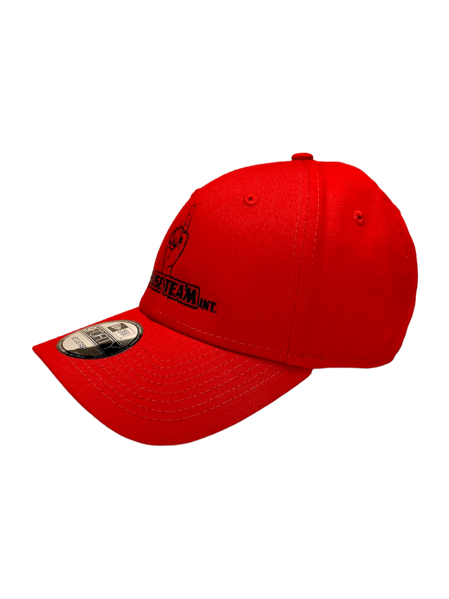 John 3:16 New Era Embroidered Red & Black Structured Cap