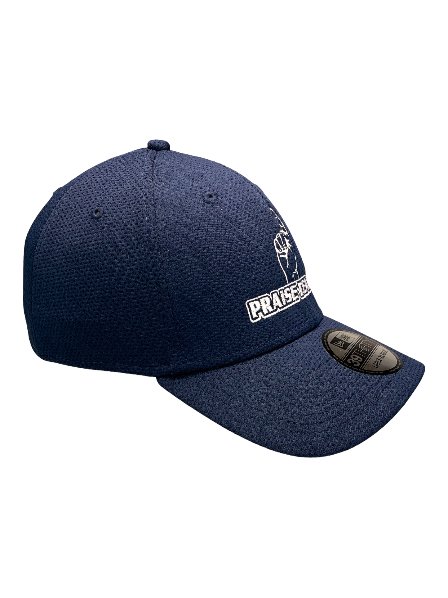 John 3:16 New Era Embroidered Navy & White Stretch Fit Cap