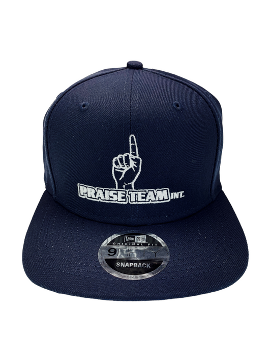 John 3:16 New Era Embroidered Navy & White Flat Bill Snapback Cap