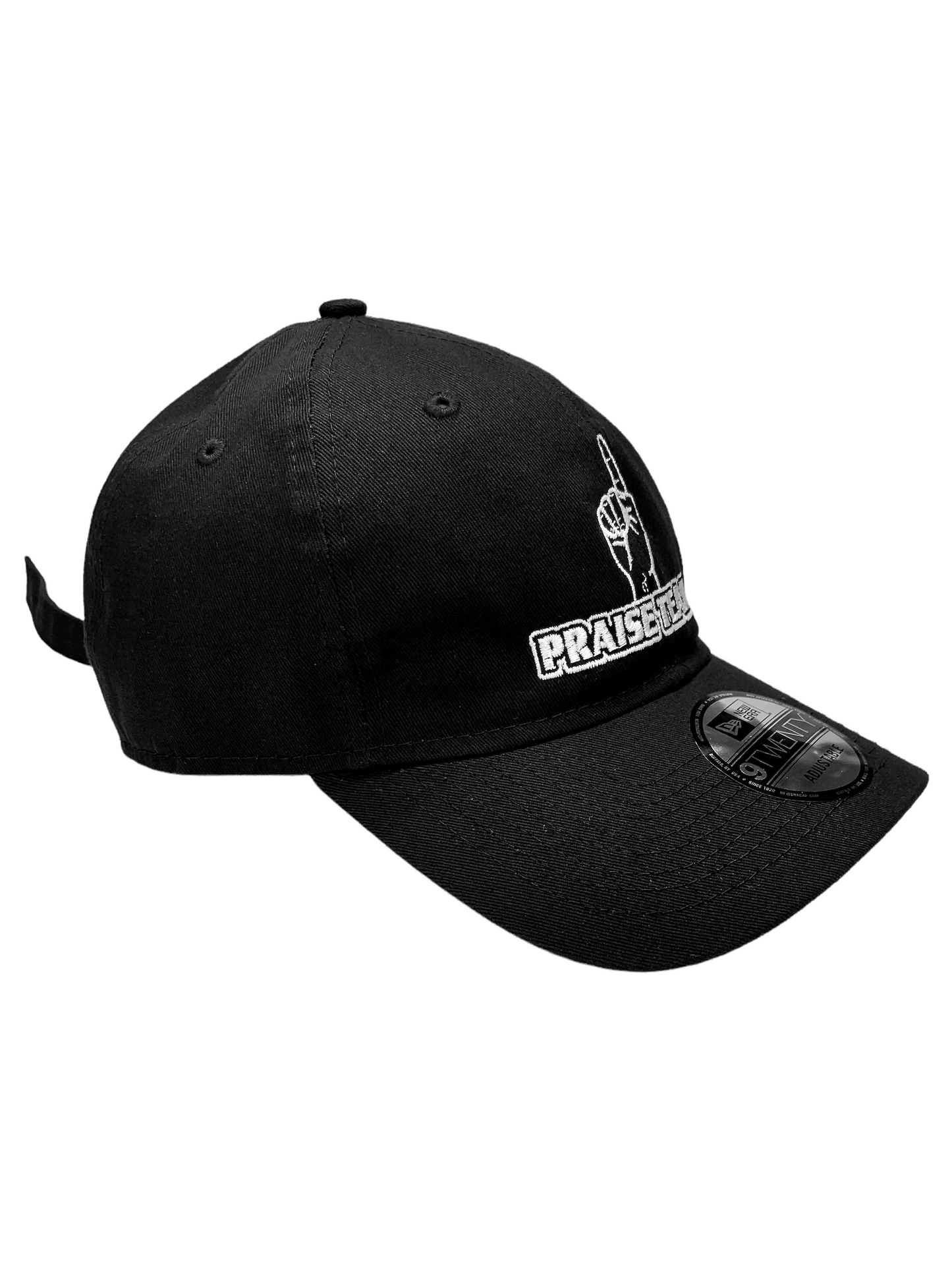 John 3:16 New Era Embroidered Black & White Unstructured Cap