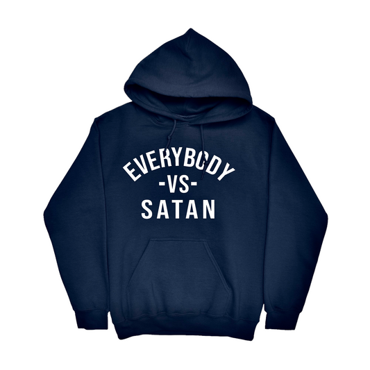 EVS Ephesians 6:12 Navy & White Hoodie