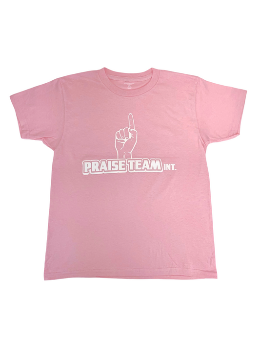 John 3:16 Pink & White Youth Tee