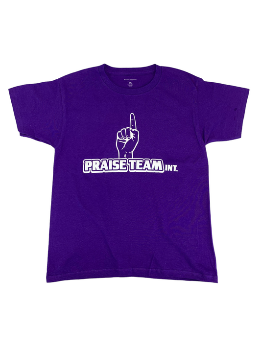 John 3:16 Youth Tee (Purple & White)