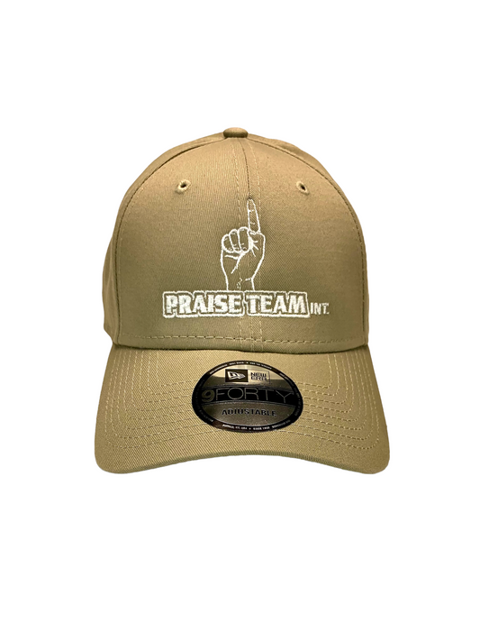 John 3:16 New Era Embroidered Khaki & White Structured Cap