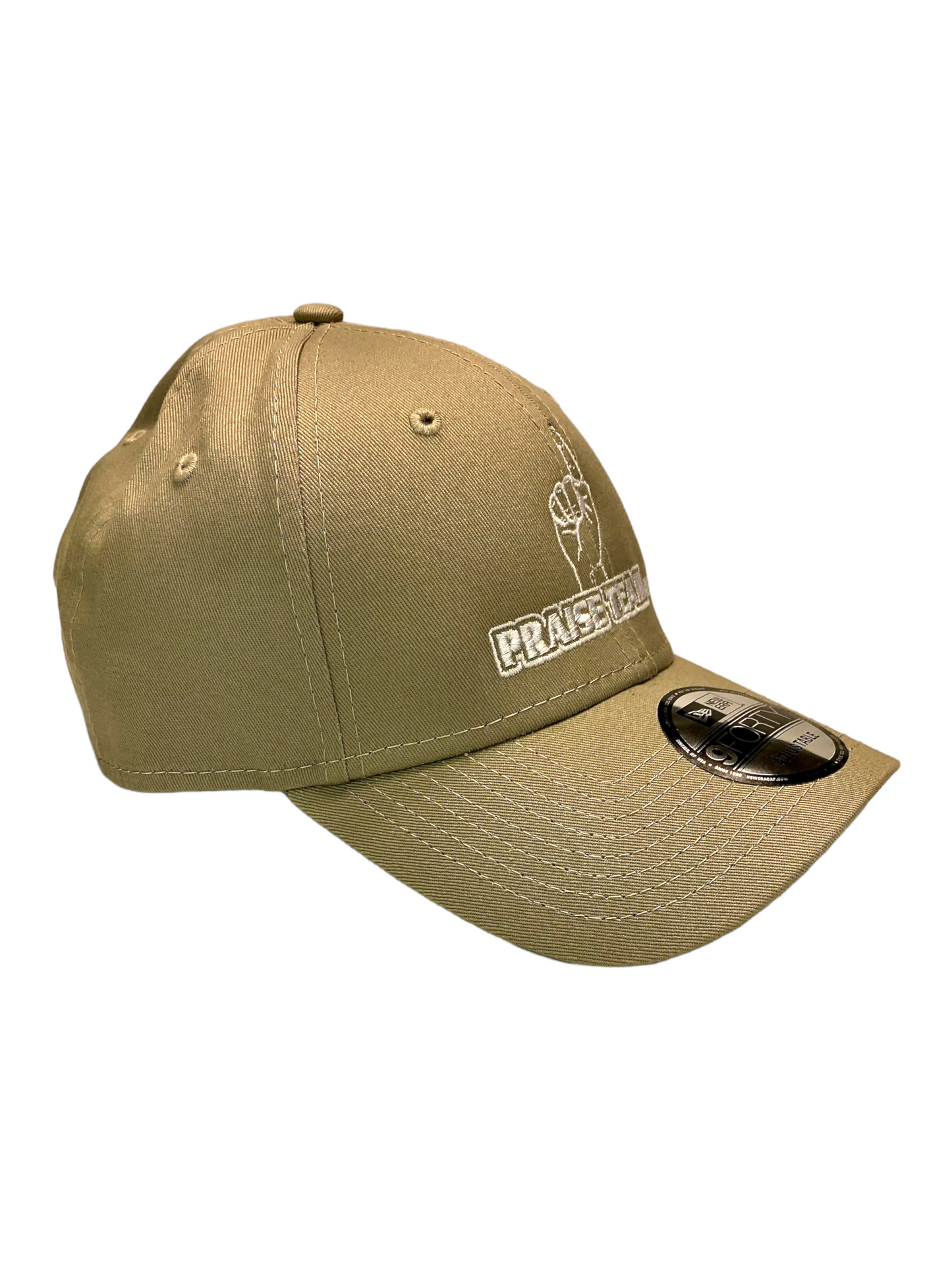 John 3:16 New Era Embroidered Khaki & White Structured Cap