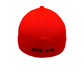 John 3:16 New Era Embroidered  Red & Black Stretch Fit Cap