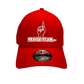 John 3:16 New Era Embroidered Red & White Structured Cap
