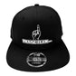 John 3:16 New Era Embroidered Black & White Flat Bill Snapback Cap