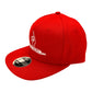 John 3:16 New Era Embroidered Red & White Flat Bill Snapback Cap