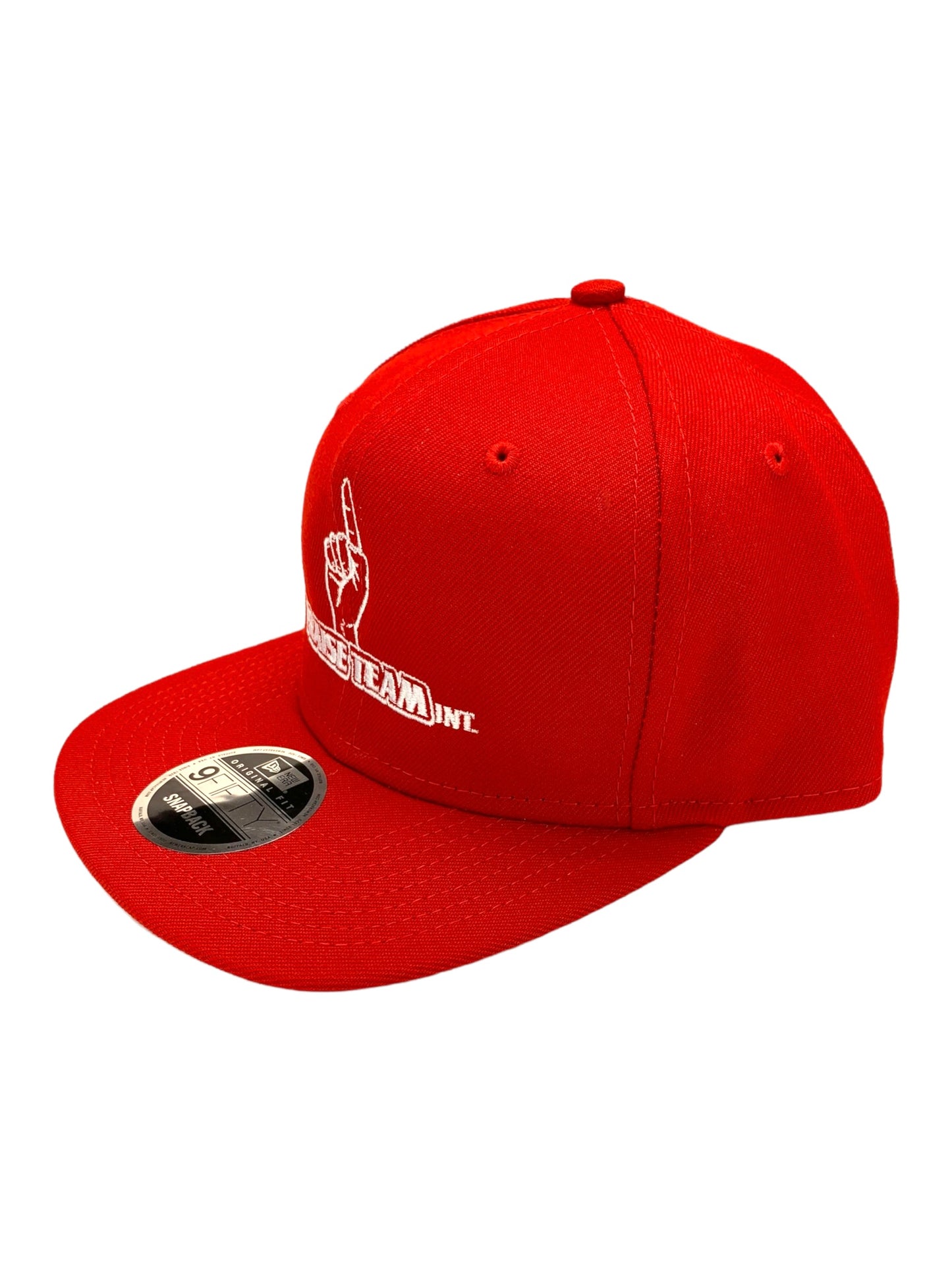 John 3:16 New Era Embroidered Red & White Flat Bill Snapback Cap