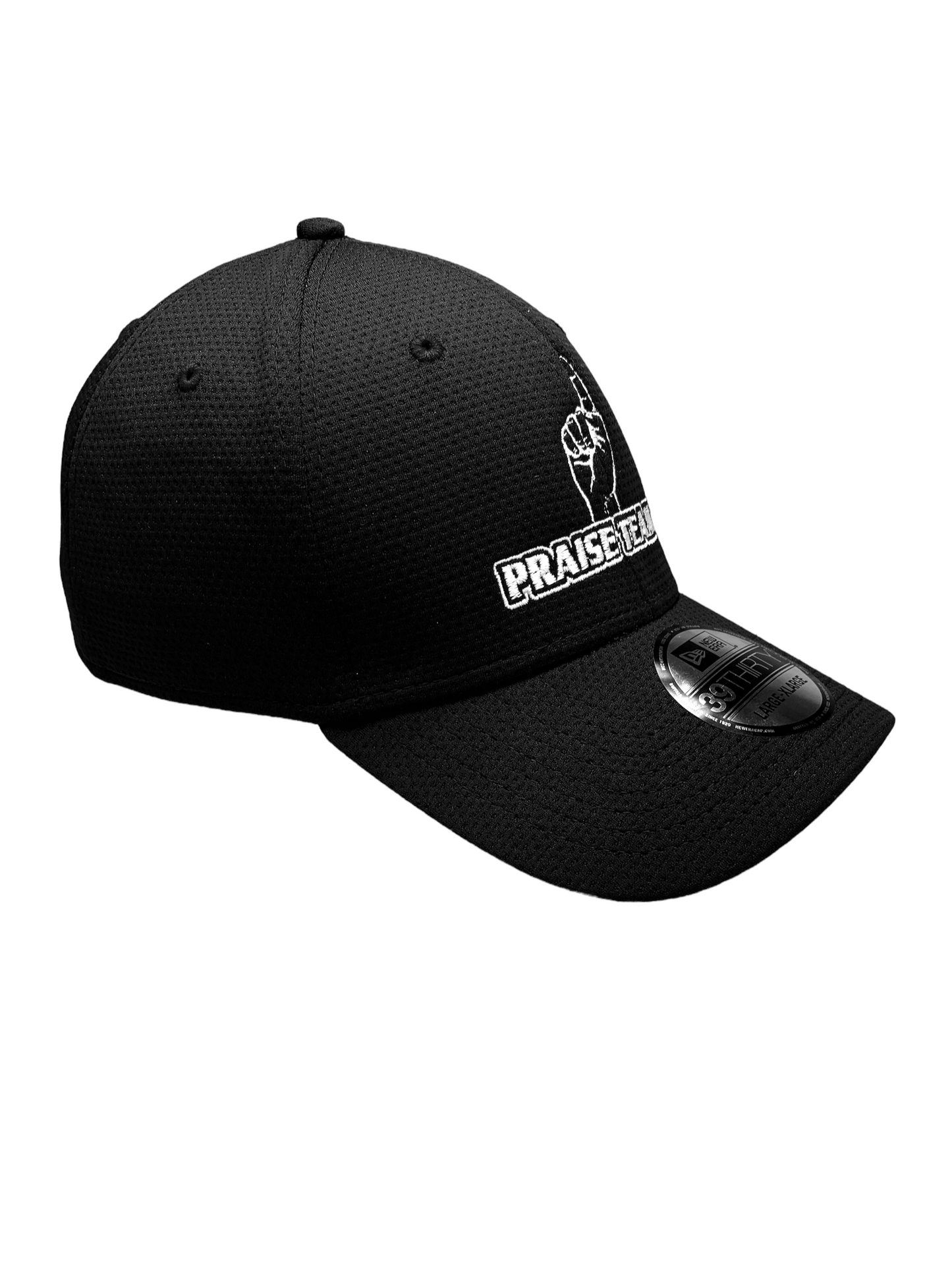 John 3:16 New Era Embroidered Black & White Structured  Cap
