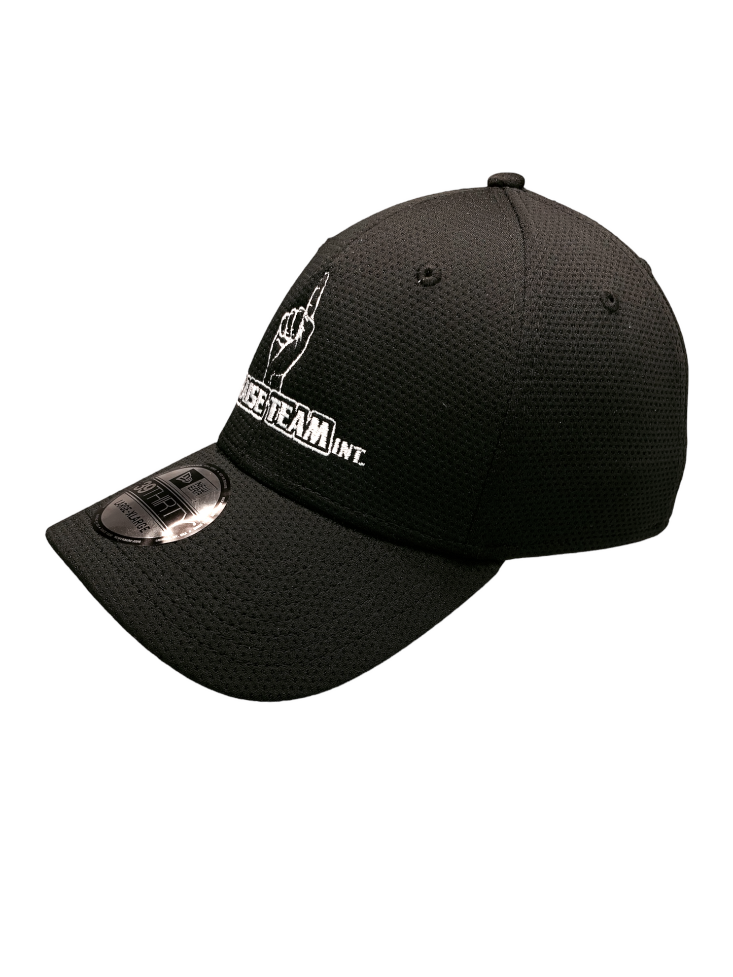 John 3:16 New Era Embroidered Black & White Structured  Cap