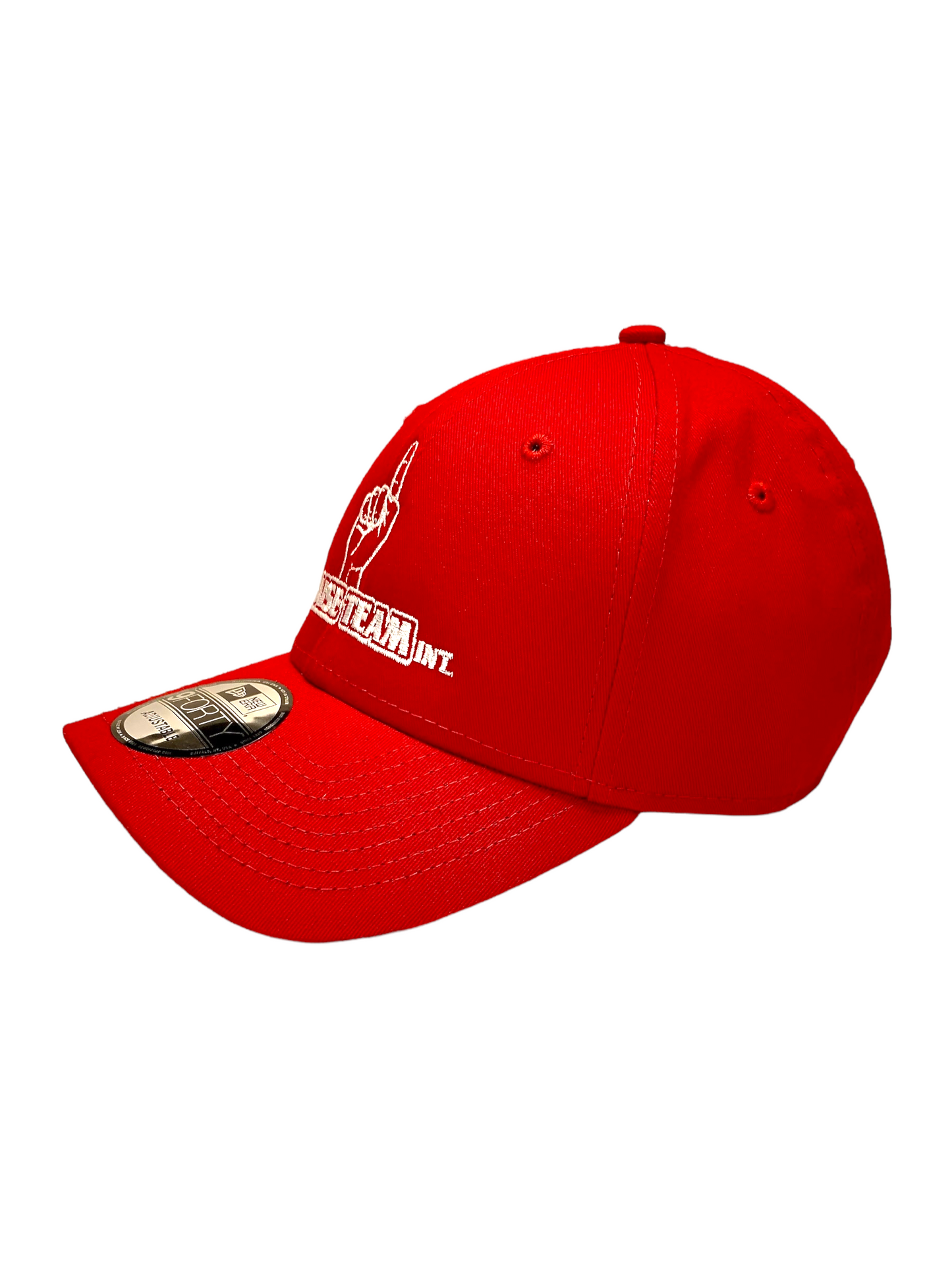John 3:16 New Era Embroidered Red & White Structured Cap