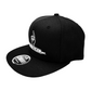 John 3:16 New Era Embroidered Black & White Flat Bill Snapback Cap