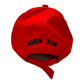 John 3:16 New Era Embroidered Red & Black Structured Cap