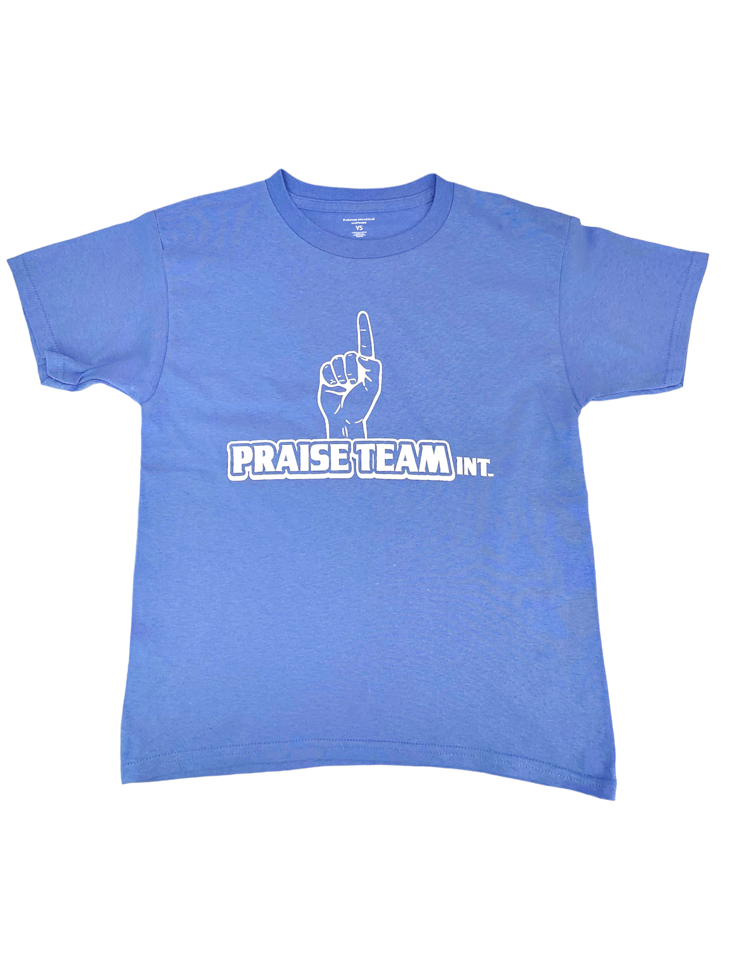 John 3:16 Carolina Blue & White Youth Tee