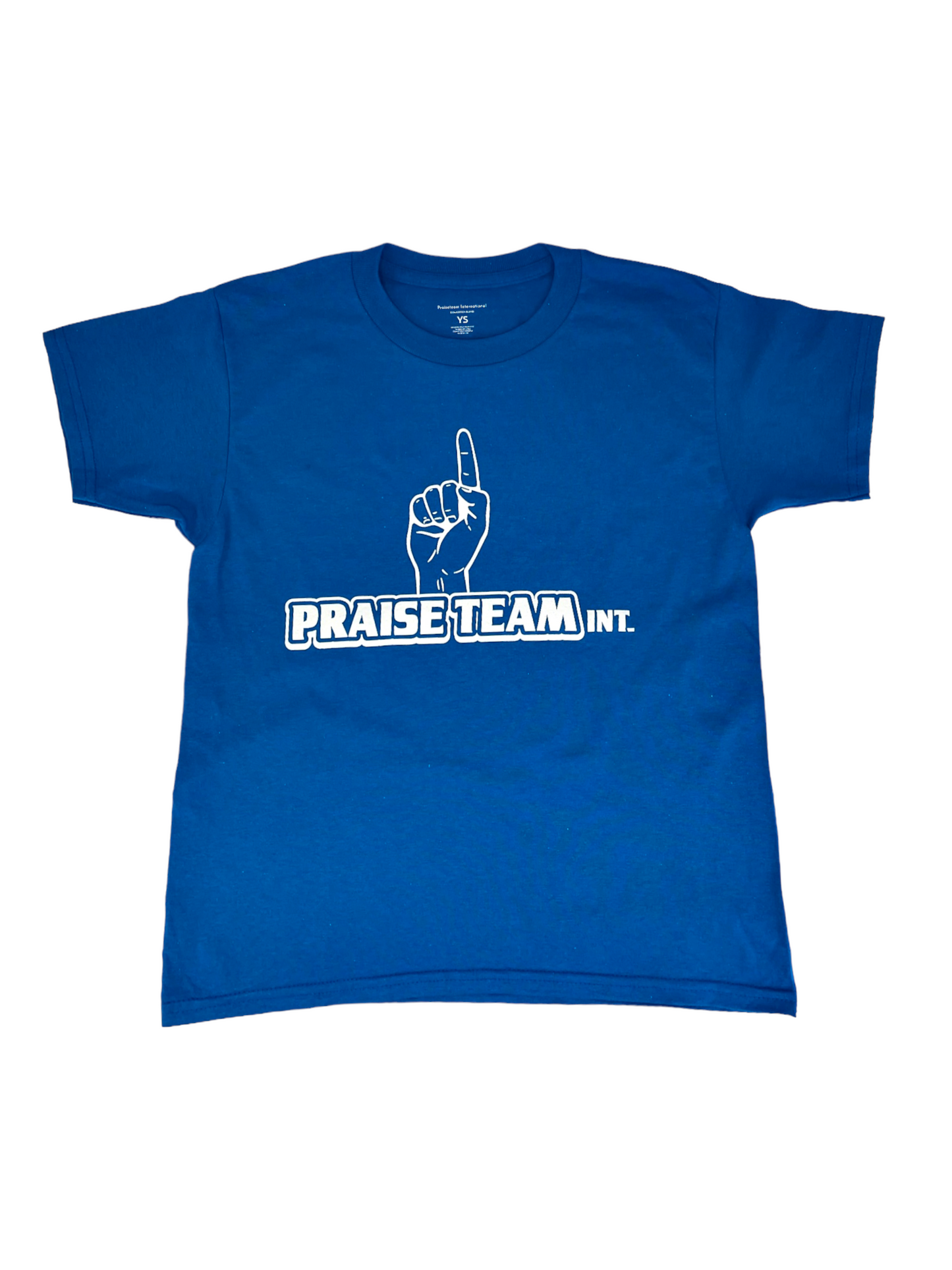 John 3:16 Neon Blue & White Youth Tee