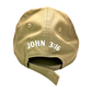 John 3:16 New Era Embroidered  Khaki & White Structured Cap